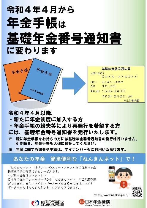 基礎年金番号通知書